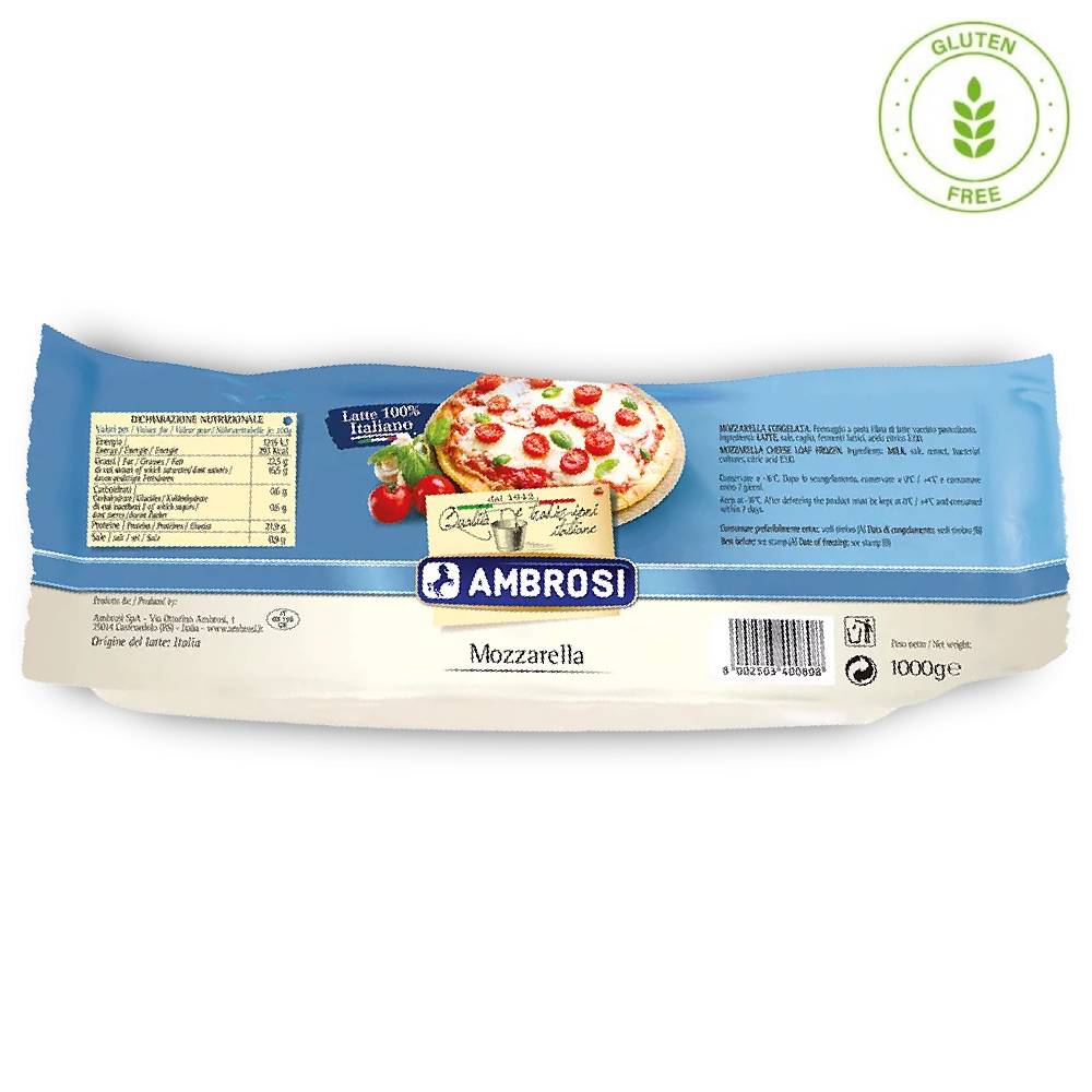 Ambrosi Mozzarella Block 1kg