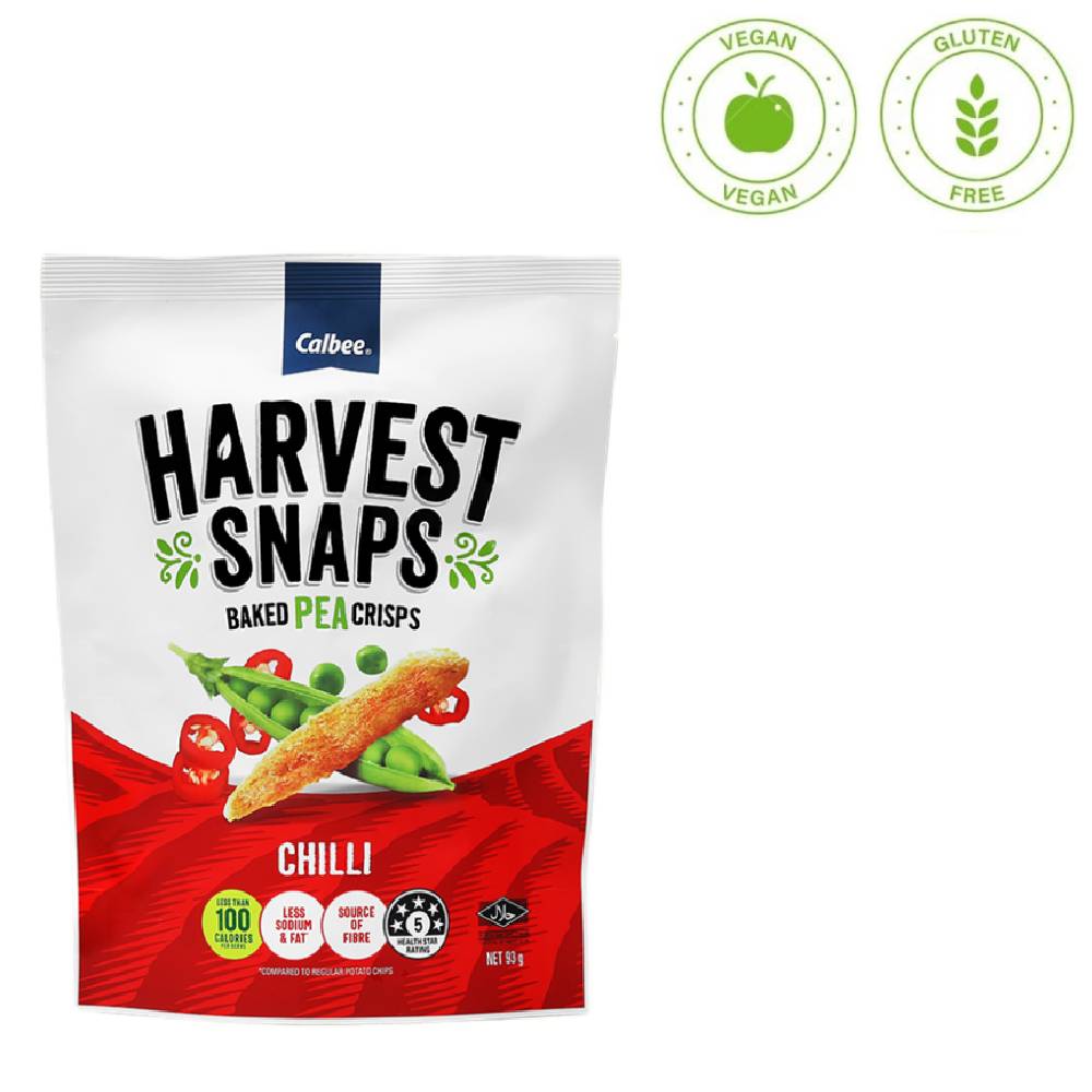 Calbee Harvest Snaps Chilli 93g
