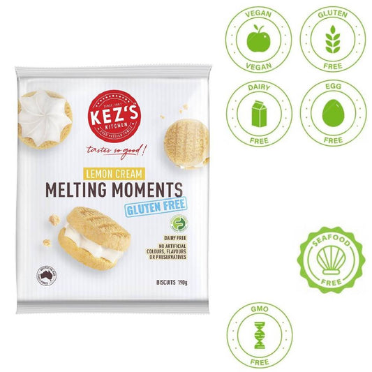Kez’s Lemon Cream Melting Moments 190g