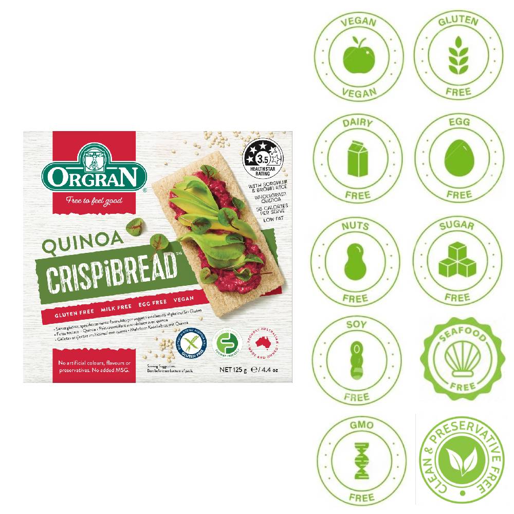 Orgran Quinoa Crispibread