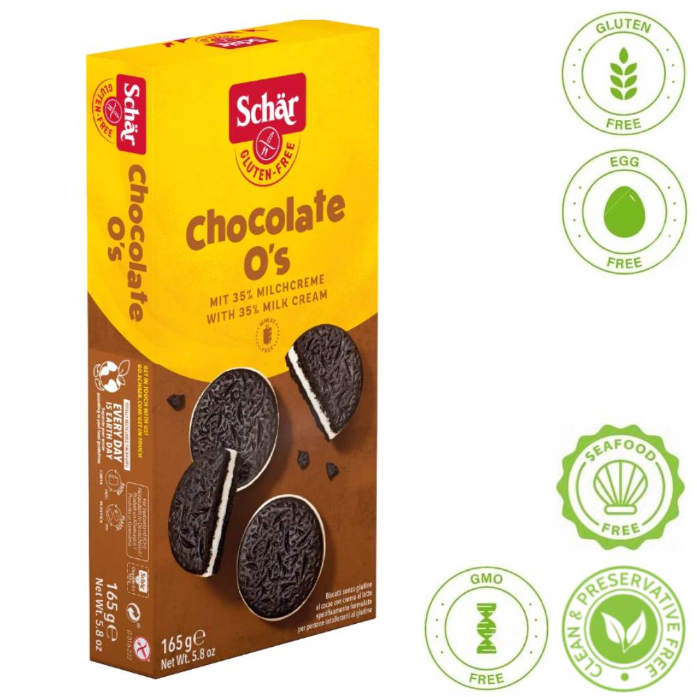 Schar Chocolate 'O's 165g