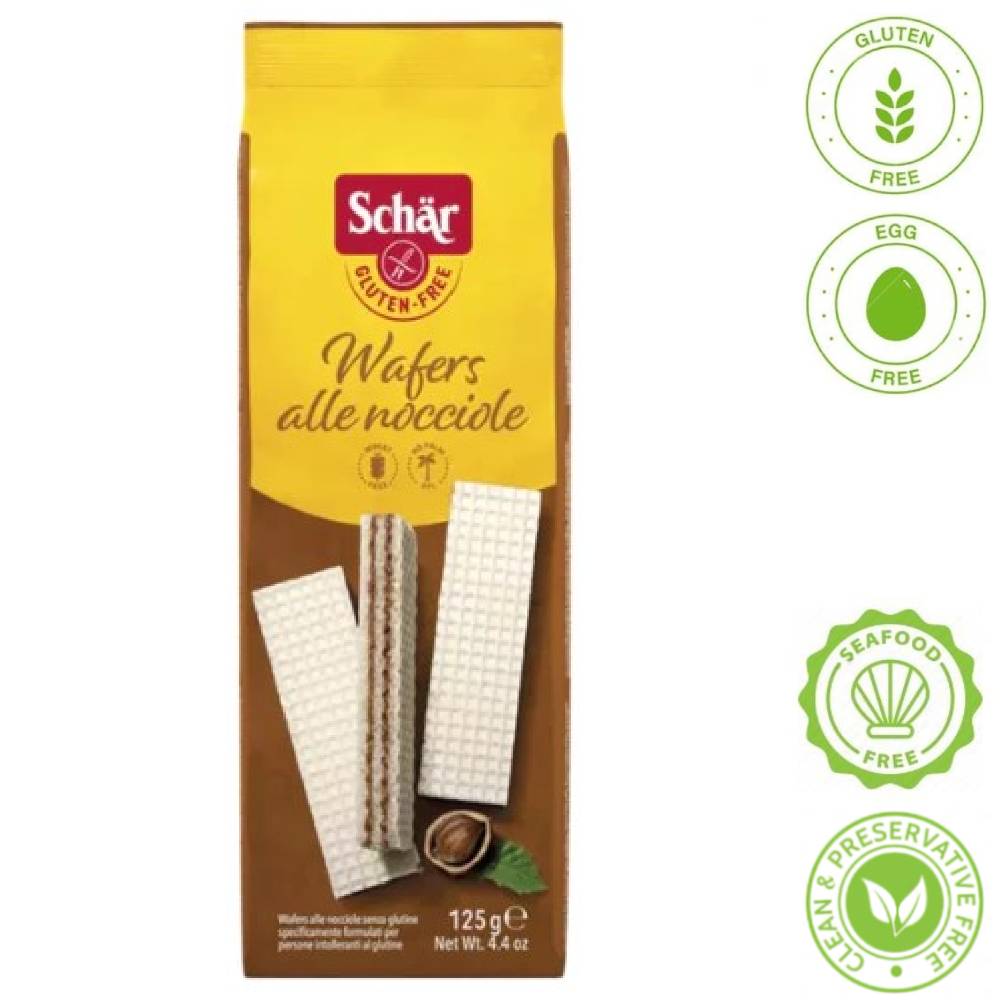 Schar Hazelnut Wafer 125g