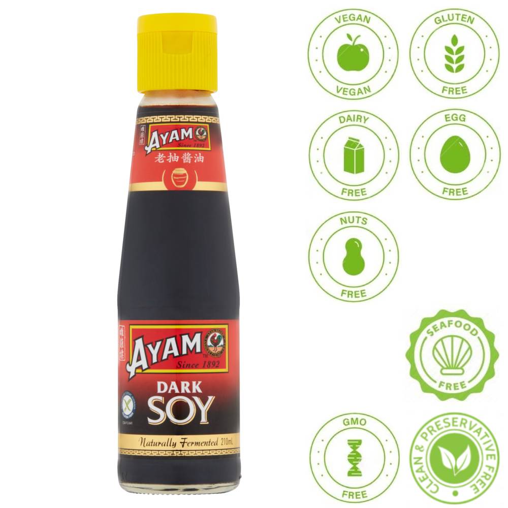 Ayam Gluten Free Dark Soy Sauce 210ml